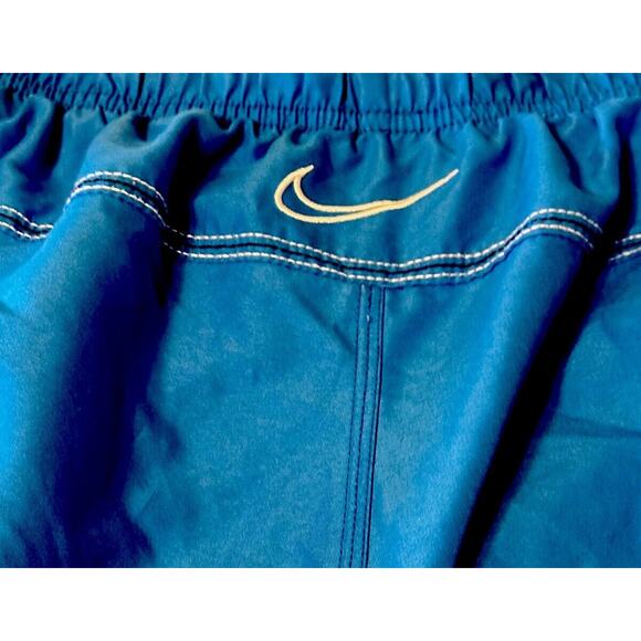 Nike Mens Swim Trunk Shorts 2XL Mesh Lined Royal Blue XXL GUC Pocket Drawstring - Picture 4 of 4